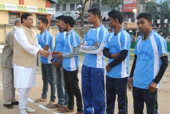  MLA Gopal Roy inaugurates six-a-side cricket tournament